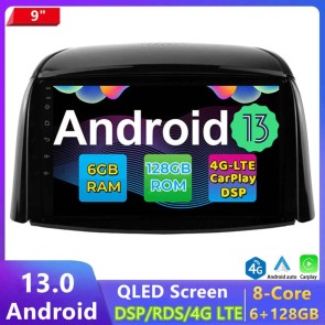 9" Android 13.0 Autoradio DVD Player GPS Navigation Stereo für Renault Koleos (Ab 2008)-1
