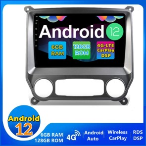 10" Android 12.0 Autoradio DVD Player GPS Navigation Stereo für Chevrolet Silverado (Ab 2013)