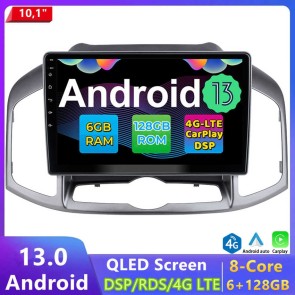 10" Android 13.0 Autoradio DVD Player GPS Navigation Stereo für Chevrolet Captiva (Ab 2012)-1