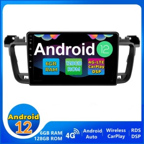 9" Android 12 Autoradio DVD Player GPS Navigation Stereo für Peugeot 508 (2011-2018)-1