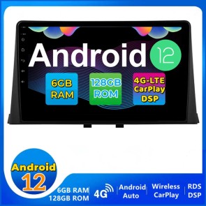 9" Android 12 Autoradio DVD Player GPS Navigation Stereo für Peugeot Partner (2019-2022)-1