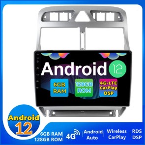 9" Android 12 Autoradio DVD Player GPS Navigation Stereo für Peugeot 307 (2002-2013)-1