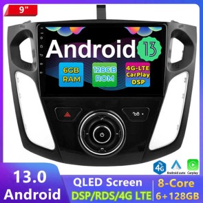 9" Android 13.0 Autoradio DVD Player GPS Navigation Stereo für Ford Focus 3 MK3 (2012-2018)-1