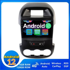 9" Android 12 Autoradio DVD Player GPS Navigation Stereo für Ford Ranger (2011-2015)-1