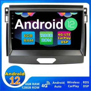 9" Android 12 Autoradio DVD Player GPS Navigation Stereo für Ford Ranger (2015-2020)-1