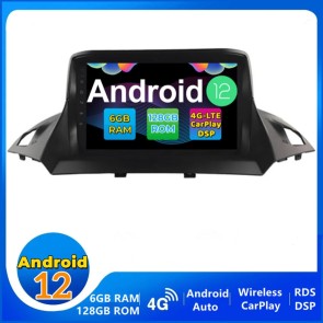 9" Android 12 Autoradio DVD Player GPS Navigation Stereo für Ford Kuga (2013-2019)-1