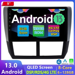 9" Android 13.0 Autoradio DVD Player GPS Navigation Stereo für Subaru Impreza (Ab 2007)-1