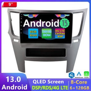 9" Android 13.0 Autoradio DVD Player GPS Navigation Stereo für Subaru Outback (Ab 2009)-1
