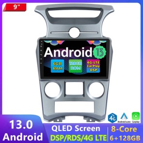 9" Android 13.0 Autoradio DVD Player GPS Navigation Stereo für Kia Carens (Ab 2007)-1
