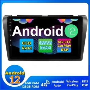 9" Android 12.0 Autoradio DVD Player GPS Navigation Stereo für Mazda 3 (2003-2009)-1