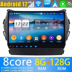 9" Android 12.0 Autoradio DVD Player GPS Navigation für Hyundai Santa Fe 3 DM (Ab 2013)-1
