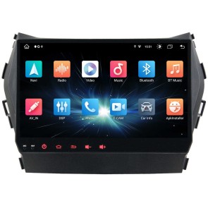 Hyundai Santa Fe Android 12 Autoradio GPS Navigationsysteme mit 8-Core 8GB+128GB Touchscreen Parrot Bluetooth Lenkradfernbedienung DAB SD USB WiFi 4G-LTE DSP CarPlay - 9