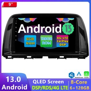 9" Android 13.0 Autoradio DVD Player GPS Navigation Stereo für Mazda CX-5 (Ab 2012)-1