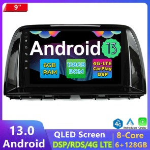 9" Android 13.0 Autoradio DVD Player GPS Navigation Stereo für Mazda 6 (2012-2017)-1