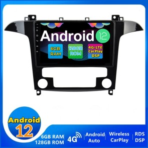 9" Android 12 Autoradio DVD Player GPS Navigation Stereo für Ford S-Max (2006-2015)-1