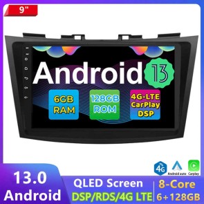 9" Android 13.0 Autoradio DVD Player GPS Navigation Stereo für Suzuki Swift (2011-2016)-1