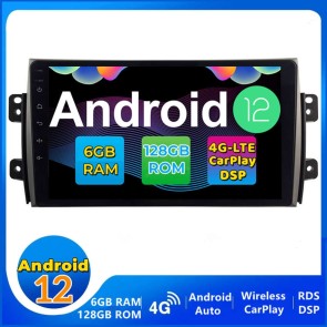 9" Android 12.0 Autoradio DVD Player GPS Navigation Stereo für Suzuki SX4 (Ab 2006)-1