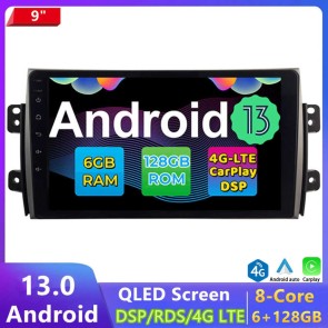 9" Android 13.0 Autoradio DVD Player GPS Navigation Stereo für Suzuki SX4 (2006-2014)-1