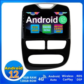 Renault Clio 4 Android 12 Autoradio GPS Navigationsysteme mit Octa-Core 6GB+128GB Touchscreen Bluetooth Freisprecheinrichtung DAB USB WiFi 4G-LTE Wireless CarPlay - 10
