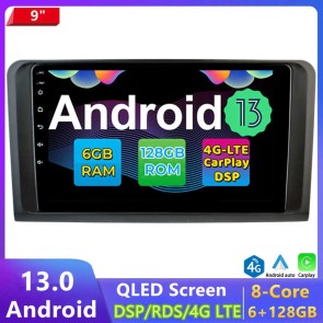 9" Android 13.0 Autoradio DVD Player GPS Navigation Stereo für Mercedes GL X164 (2005-2012)-1