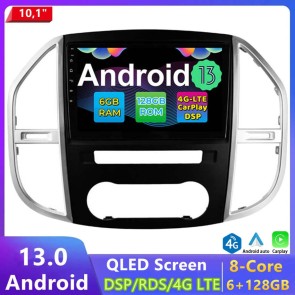 10,1" Android 13.0 Autoradio DVD Player GPS Navigation Stereo für Mercedes Vito W447 (Ab 2014)-1