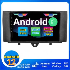 9" Android 12 Autoradio DVD Player GPS Navigation Stereo für Smart ForTwo (2011-2015)-1