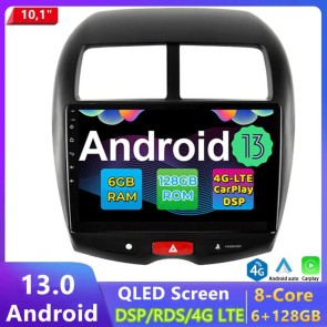 10" Android 13.0 Autoradio DVD Player GPS Navigation Stereo für Citroën C4 Aircross (2012-2017)-1