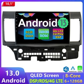 10" Android 13.0 Autoradio DVD Player GPS Navigation Stereo für Mitsubishi Lancer (Ab 2008)-1