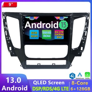 9" Android 13.0 Autoradio DVD Player GPS Navigation Stereo für Mitsubishi Pajero Sport 3 (Ab 2017)-1