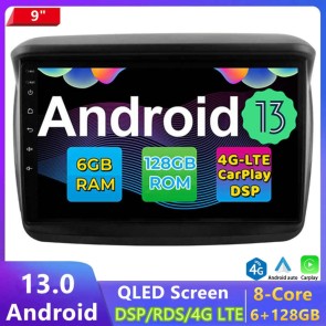 9" Android 13.0 Autoradio DVD Player GPS Navigation Stereo für Mitsubishi L200 (Ab 2006)-1