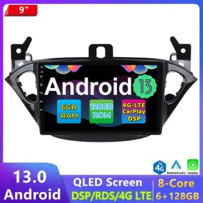 9" Android 13.0 Autoradio DVD Player GPS Navigation Stereo für Opel Corsa E (2015-2019)-1