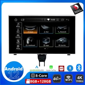 9" Android 12.0 Autoradio DVD Player mit GPS Navi für Audi A6 C7/4G (Ab 2011)-1