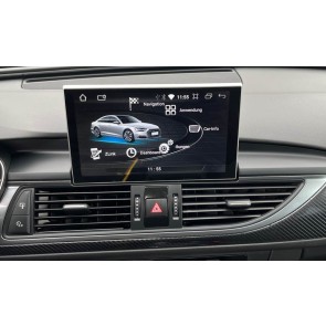 Audi A6 Android 13 Autoradio GPS Navigationsysteme mit 8GB+128GB Bluetooth Freisprecheinrichtung DAB DSP WiFi 4G CarPlay Android Auto - 9