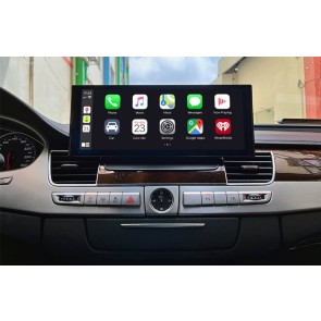 Audi A8 Android 13.0 Autoradio GPS Navigationsysteme mit 8GB+128GB Bluetooth Freisprecheinrichtung DAB DSP WiFi 4G Wireless CarPlay - 12,35