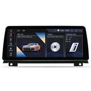 BMW 7er F02 Android 12.0 Autoradio GPS Navigationsysteme mit Octa-Core 8GB+128GB Touchscreen Bluetooth Freisprecheinrichtung DAB DSP SD USB WiFi 4G LTE CarPlay Android Auto - 12,35