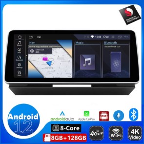 12,35" Android 12.0 Autoradio DVD Player mit GPS Navi für BMW 5er E60/E61 (Ab 2003)-1