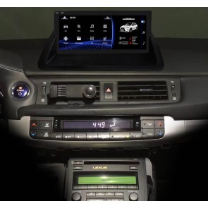 Lexus CT200 Android 11.0 Autoradio GPS Navigationsysteme mit Octa-Core 8GB+128GB Touchscreen Bluetooth Freisprecheinrichtung DAB SD USB WiFi OBD2 4G LTE CarPlay Android Auto - 10,25