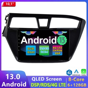 10" Android 13.0 Autoradio DVD Player GPS Navigation Stereo für Hyundai i20 (Ab 2014)-1