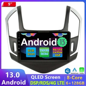 9" Android 13 Autoradio DVD Player GPS Navigation Stereo für Chevrolet Cruze (Ab 2012)-1