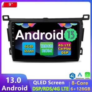 9" Android 13.0 Autoradio DVD Player GPS Navigation Stereo für Toyota RAV4 (2012-2018)-1
