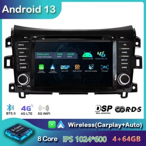 7" Android 13 Autoradio DVD Player GPS Navigation Stereo für Nissan Navara (Ab 2014)-1