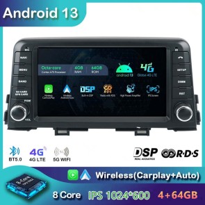 8" Android 13 Autoradio DVD Player GPS Navigation Stereo für Kia Picanto JA (2016-2020)-1