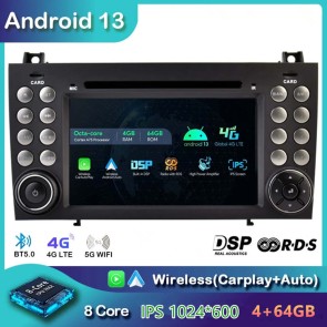 7" Android 13 Autoradio DVD Player GPS Navigation Stereo für Mercedes SLK R171 (2000-2011)-1