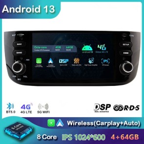 6,2" Android 13 Autoradio DVD Player GPS Navigation Stereo für Fiat Punto Evo (Ab 2009)-1