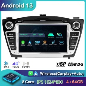 7" Android 13 Autoradio DVD Player GPS Navigation Stereo für Hyundai ix35 (2010-2015)-1