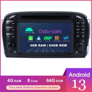 6,2" Android 13.0 Autoradio DVD Player GPS Navigation für Mercedes SL R230 (2000-2007)-1
