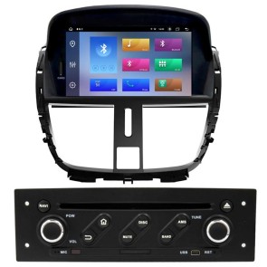 Peugeot 207 Android 14.0 Auto Stereo Multimedia Player GPS Navigationssystem mit 8G+256G Bluetooth DAB USB DSP WLAN 4G CarPlay 360° Kamera - 7