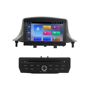 Renault Megane III Android 14.0 Auto Stereo Multimedia Player GPS Navigationssystem mit 8G+256G Bluetooth DAB USB DSP WLAN 4G CarPlay 360° Kamera - 7
