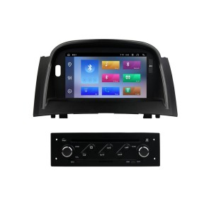 Renault Megane II Android 14.0 Auto Stereo Multimedia Player GPS Navigationssystem mit 8G+256G Bluetooth DAB USB DSP WLAN 4G CarPlay 360° Kamera - 7