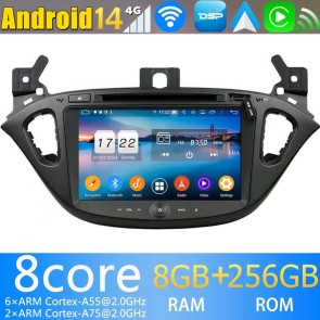 8" Android 14 Autoradio DVD Player GPS Navigation für Opel Corsa E (2014-2019)-1